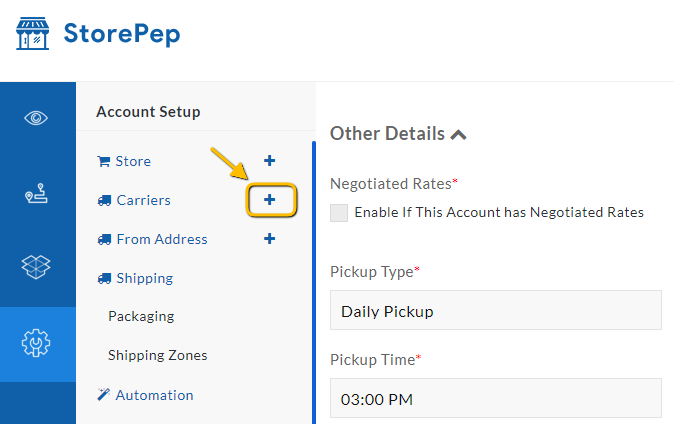 Add Multiple Shipping Carriers