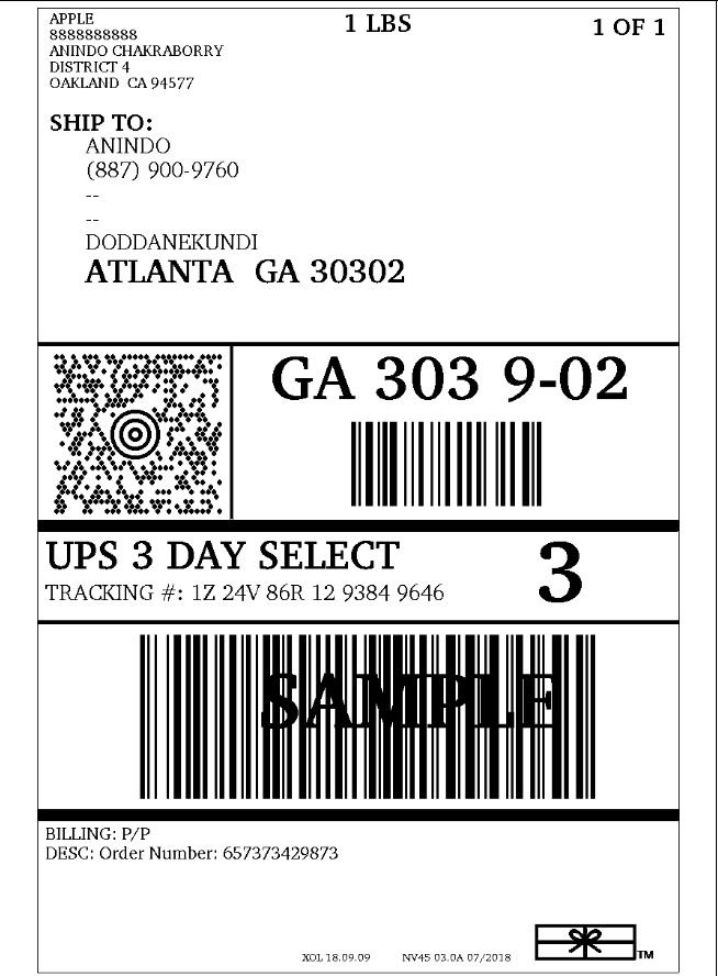 Print Ups Label From Tracking Number - Pensandpieces