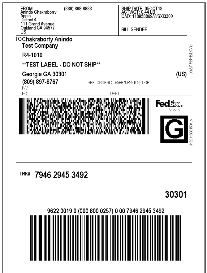 Fedex Shipping Labels Printable - Printable World Holiday