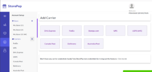 Add canada post in storepep