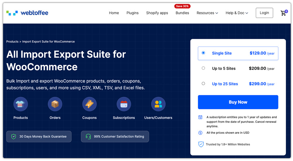 WebToffee Import Export Suite for WooCommerce