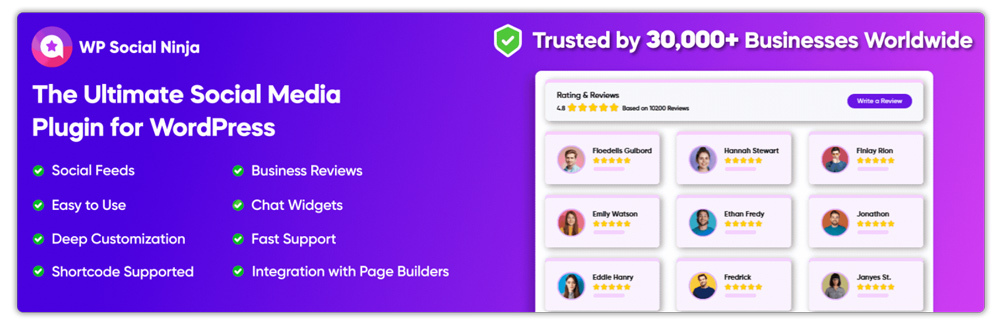 WP Social Ninja